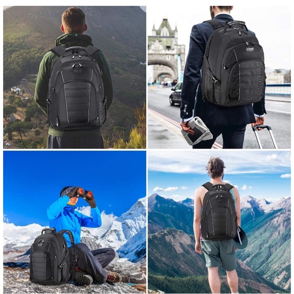 Extra Large Travel Backpack with USB Charging - Picture 7 of 11